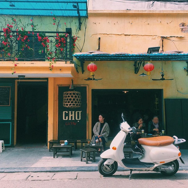 thiết kế quán cafe nhỏ bình dân